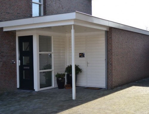 Aanbouw kapsalon